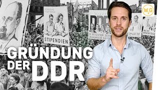 Gründung der Deutschen Demokratischen Republik DDR  Geschichte [upl. by Eizus]