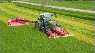 FAUCHE RAY GRASS AVEC FENDT 722 ONE [upl. by Fevre4]