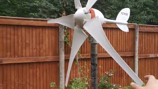 installing a wind turbine at home  how much power will it make [upl. by Auqinimod]