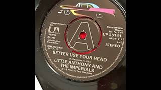 Little Anthony amp The Imperials  Better Use Your Head  1966  soulmusic northernsoul [upl. by Bud]