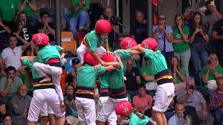 Castellers de Vilafranca  9d9fc  Concurs de Castells 2024 [upl. by Ellennoj392]