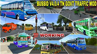 BUSSID V404 TN GOVT TRAFFIC MOD [upl. by Ttebroc]