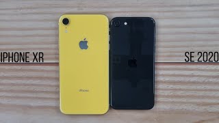 Apple iPhone XR vs iPhone SE 2020  SPEED TEST [upl. by Innad]