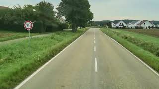 Mercedes Actros 1851 POV Pforzheim nach Vaihingen an der Enz  AS Pforzheim Süd A8 bis Vaihingen Enz [upl. by Enitnatsnoc946]