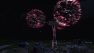 Welcoming 2023  Virtual Space Needle [upl. by Barrie]