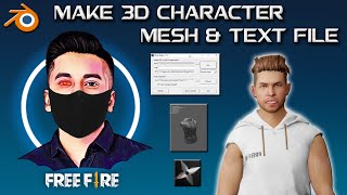 How to Rip Free Fire 3d Models From Any Emulator  Extract Any Free Fire 3D Character  ff 3d model [upl. by Akineg696]