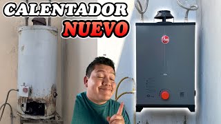 ♨️Cómo instalar CALENTADOR de GAS LP  Rheem One 2  Los Bestauradores [upl. by Yzzo]