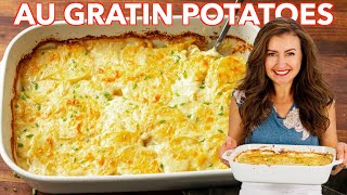 Au Gratin Potatoes  Easy Scalloped Potatoes [upl. by Mcevoy]