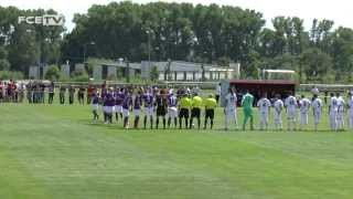 12072014 FC Erzgebirge Aue  FC Hradec Kralove 31 [upl. by Idalla]