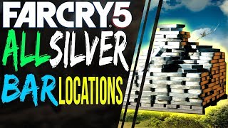 Far Cry 5 ALL SILVER BAR LOCATIONS  Where to find Silver Bars in Far Cry 5 Purchase Prestige Loot [upl. by Cadal]