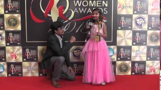 Quality Mark Women Awards 2015 Interview Tanishka Sanghvi 2 [upl. by Zetes84]