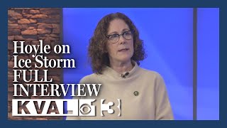 Val Hoyle Responds to Ice Storm  FULL INTERVIEW [upl. by Eedissac871]