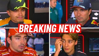 F1 NEWS l Leclerc Fed Up with Ferrari Norris Frustrated Despite Podium Perez Under Pressure amp More [upl. by Odericus]