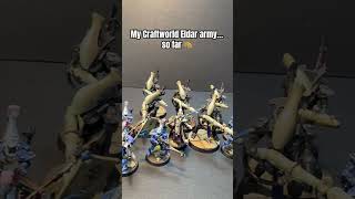 My Eldar army so far warhammer40k eldar craftworlds gamesworkshop spoontasticminis [upl. by Eerazed]