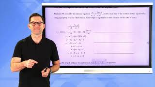 NGen Math Algebra IIUnit 10Lesson 13Reasoning About Rational and Radical Equations [upl. by Iatnohs]