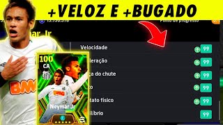 Como BUGAR o NEYMAR DO SANTOS e fazer a MELHOR FICHA no efootball 2024 mobile [upl. by Jonah]