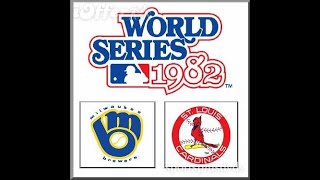 1982 World Series Game 1 Milwaukee at St Louis [upl. by Silirama]