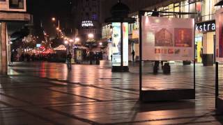 BELGRADE AROUND MIDNIGHT  BEOGRAD NOĆU CENTAR GRADA  THE CITY CENTER in BELGRADE by NIGHT [upl. by Tewfik]