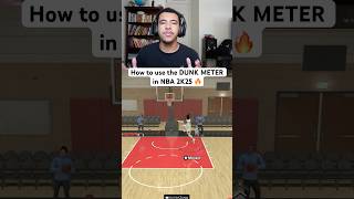 How To Use DUNK METER in NBA 2K25 🔥 NBA 2K25 Dunk Meter Tutorial nba2k 2k nba2k25 2k25 [upl. by Rains]