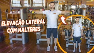 COMO REALIZAR ELEVAÇÃO LATERAL COM HALTERES  FISIOPREV [upl. by Lucas]