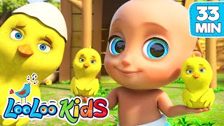 Educational Kindergarten Songs  S3EP47 Kindergarten Fun Highlights Compilation  LooLoo Kids [upl. by Sinnaoi]