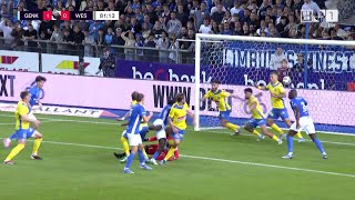 Highlights • KRC Genk 1  0 KVC Westerlo 30082024 [upl. by Pate674]