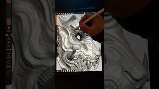 Freestyle full mask in Nomad Sculpt on the M2 IPad Pro Invert Masking [upl. by Nylodnarb]