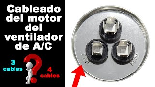 Cómo cablear el motor del ventilador del condensador del aire acondicionado [upl. by Asylla164]