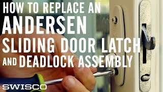 Sliding Glass Door Lock Repair [upl. by Omolhs]