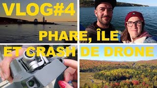 VLOG 4 PHARE ÎLE ET CRASH DE DRONE  CAM cest elle [upl. by Enelhtac]