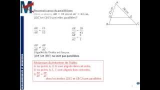 3ème  AGRANDISSEMENTS REDUCTIONS  Réciproque de Thalès [upl. by Flanigan]