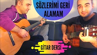 Sözlerimi Geri Alamam  Bulutsuzluk Özlemi Gitar Dersi Tab Solo Akor Ritim [upl. by Emanuel]