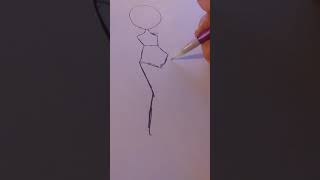 how to draw a body [upl. by Ahsikin]