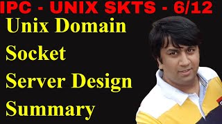 612 Unix Domain Server Design Observation  Udemy Courses  Linux IPC  Socket Programming [upl. by Dnomhcir]