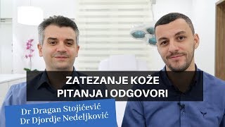 Podizanje i zatezanje kože lica koja se opustila hijaluronom ili nitima [upl. by Eitnom514]