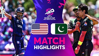 The American fairytale continues as USA beat Pakistan in a massive upset at the T20WorldCup 😍 [upl. by Caesaria28]