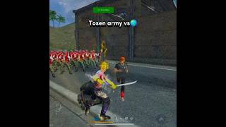 Tosen army vs🌎 freefire garenafreefire foryoubage [upl. by Quintessa488]