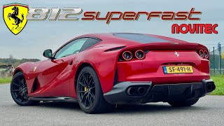 FERRARI 812 NOVITEC 165000km 351kmh REVIEW on AUTOBAHN [upl. by Stieglitz]