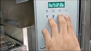 how to adjust the temperature temperature and offsetting of lincoln oven [upl. by Nilhtac]