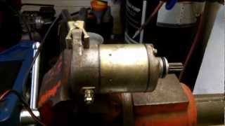 Suzuki LT4WD Quad Runner Starter Repair [upl. by Roberto]