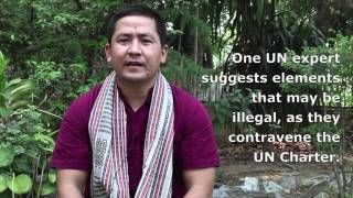 Lakpa Nuri Sherpa of Nepal asks UN SecretaryGeneral candidates about trade and international law [upl. by Walls]