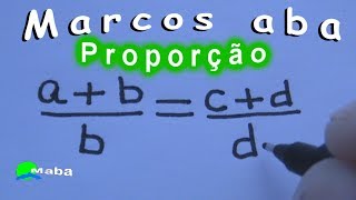 Proporção  Soma e divisão dos termos 16 [upl. by Aihppa]