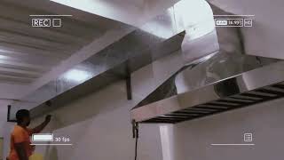 Range Hood and Duct Works Installation fabrication rangehood ducting ductwork stainlesssteel [upl. by Nasar882]