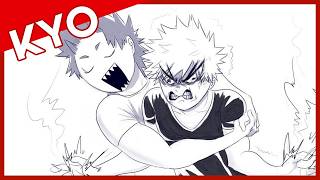 Kirishima Teaches Bakugou How To Relax My Hero Academia Comic Dub [upl. by Llednahc]