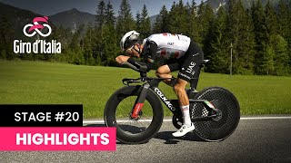 Giro dItalia 2023  Stage 20  Highlights 🎥 [upl. by Sigsmond561]