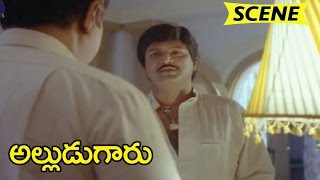 Shobana Knows Mohan Babu As Criminal By Satyanarayana  Emotional Scene  Alludugaru Movie Scenes [upl. by Pastelki819]