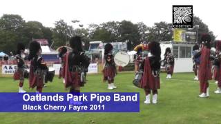 Oatland Park Pipe Band  Black Cherry Fair 2011 [upl. by Sainana409]