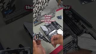 ASRock B550 steel legend m2 wifi card install [upl. by Deppy]