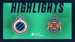 Club Brugge  WaaslandBeveren moments forts [upl. by Farl]