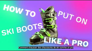 Comment mettre des chaussures de ski comme un pro [upl. by Aicat]